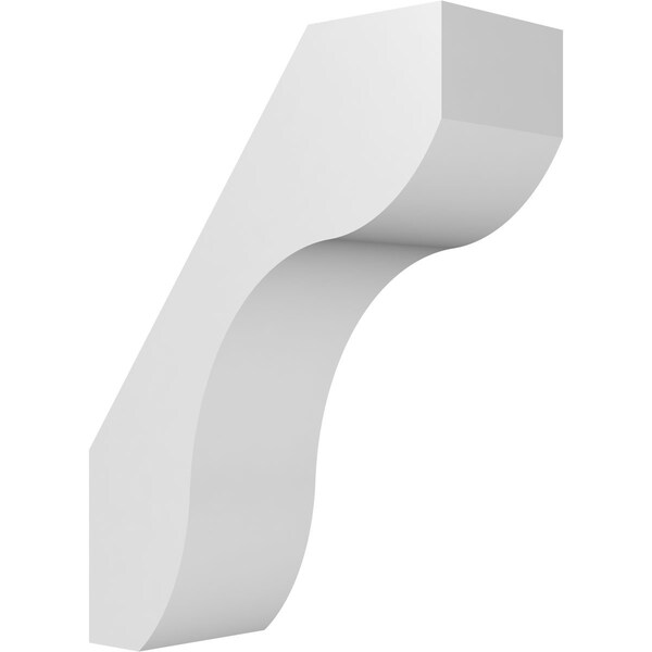 Ekena Millwork 5-in. W x 12-in. D x 16-in. H Stanfield Architectural Grade PVC Knee Brace BRCP05X12X16STA - main